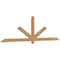 Ekena Millwork Kennewick Timber Gable Bracket, Western Red Cedar, 96"W x 28"H x 1 1/2"D x 3 1/2"F, 7/12 Pitch GBW096X28X0204KEN00SWR - alternate 5